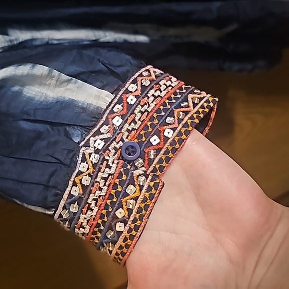 Verb by Pallavi Singhee Beaded Tie Dye Mini Dress - Picture 10 of 10